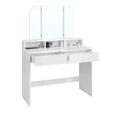 Zavior Modern Vanity Makeup Table with Mirror thumbnail 10