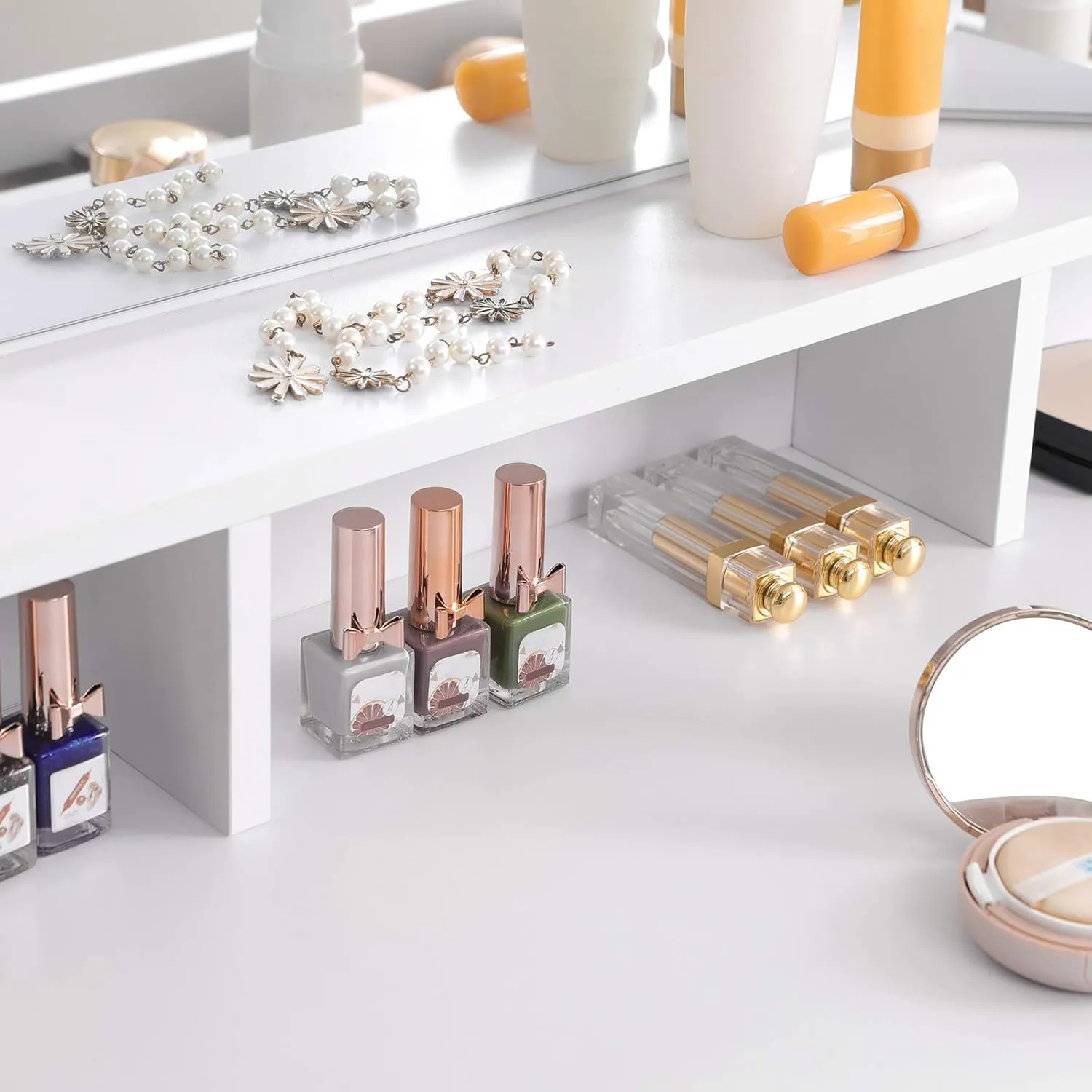 Zavior Modern Vanity Makeup Table with Mirror
