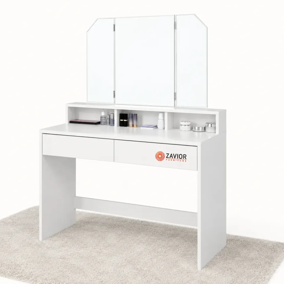 Zavior Modern Vanity Makeup Table with Mirror - product image 1