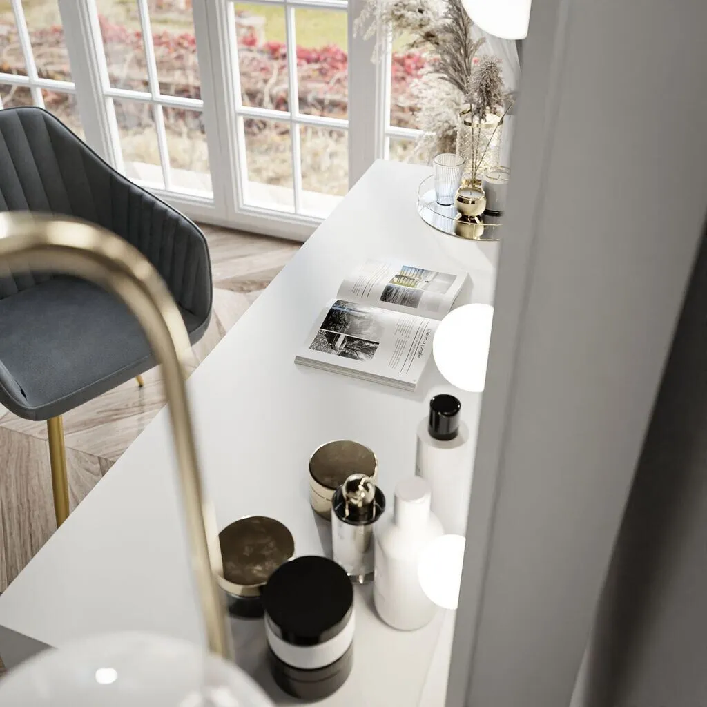 Zavior Elegance Dresser with Mirror