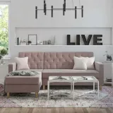 Zavior Furniture 2Piece Corner Sofa Chaise – furniture thumbnail 3