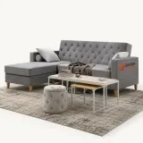 Zavior Furniture 2Piece Corner Sofa Chaise – furniture thumbnail 1