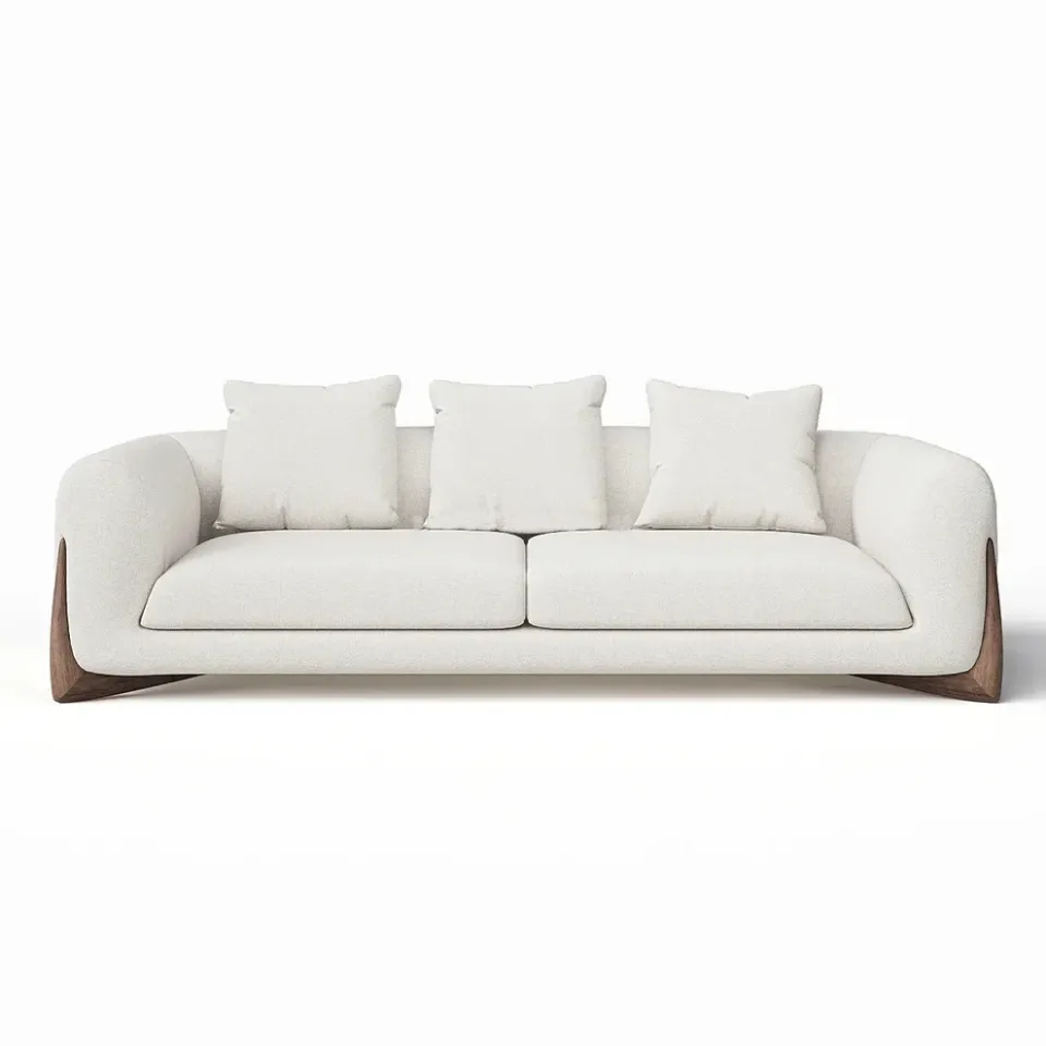 Solid Wood Leg Contemporary Sofa - product image 3