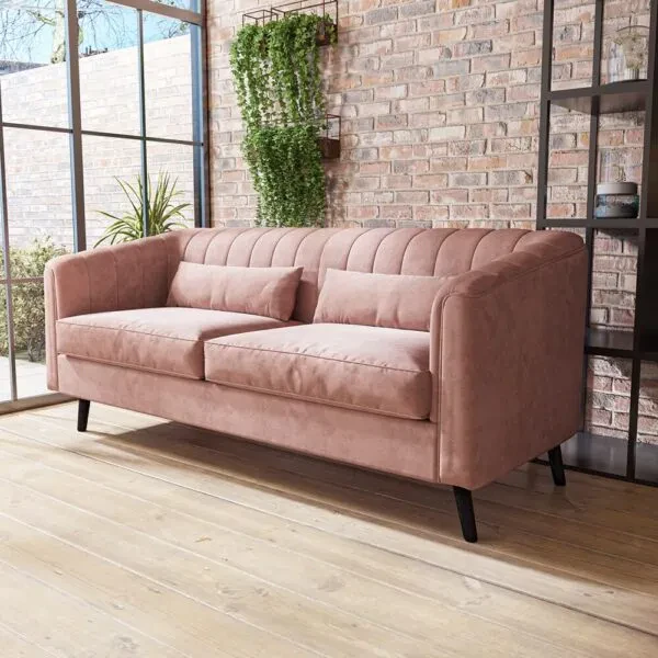 Velvet 3 Seater Sofa Zavior Furniture – furniture - product image 1
