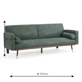 Gerner 3 Seater Upholstered Sofa – furniture thumbnail 3