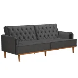 Chanin Velvet Rolled Arm Chesterfield Sofa – furniture thumbnail 4