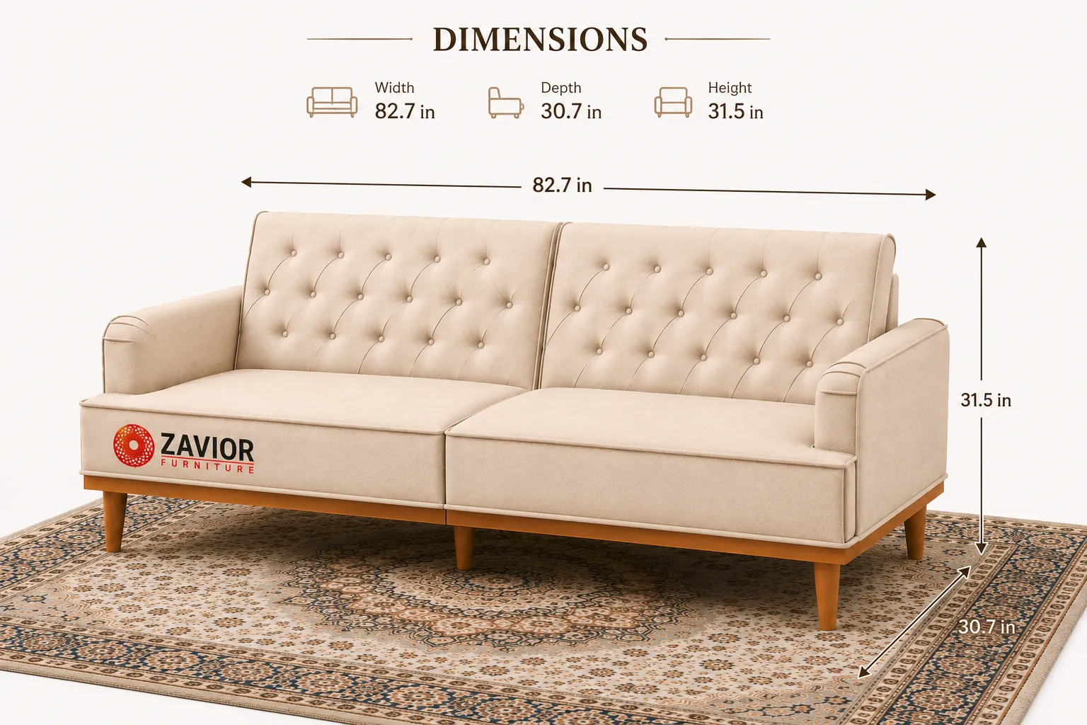 Chanin Velvet Rolled Arm Chesterfield Sofa – furniture
