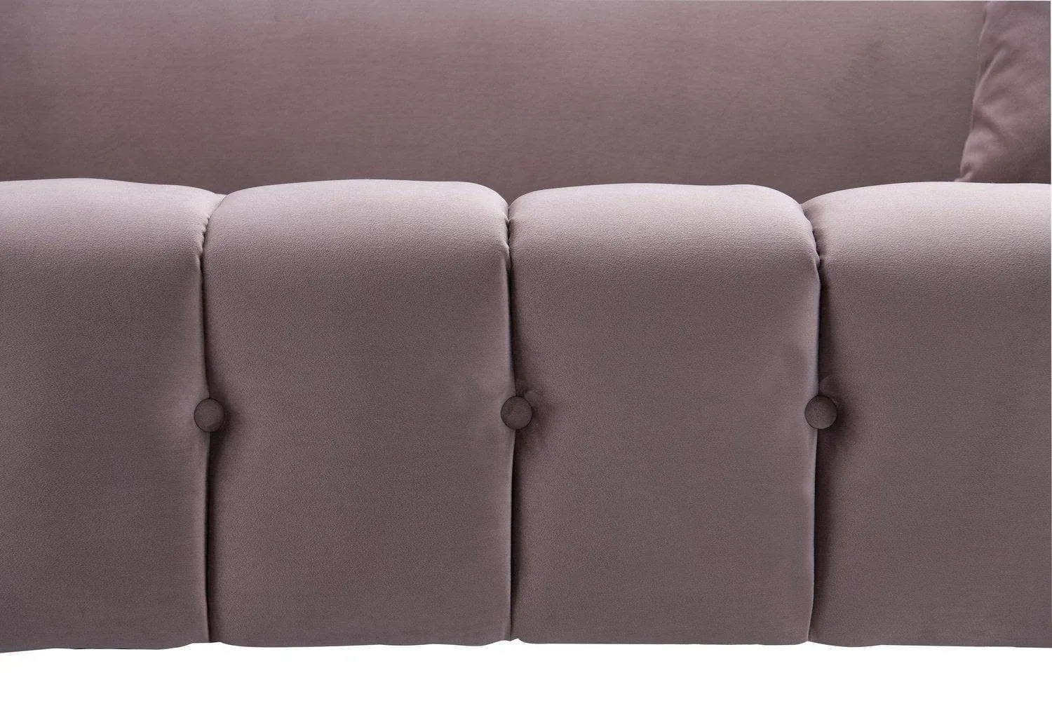 Dagenham Velvet Round Arm Sofa – furniture