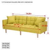 Futon Mcbain Square Arm Sofa – furniture thumbnail 6