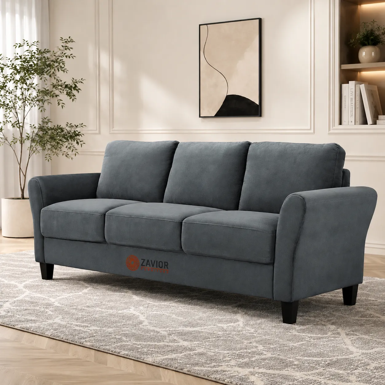Celestia Flared Arm Sofa – furniture