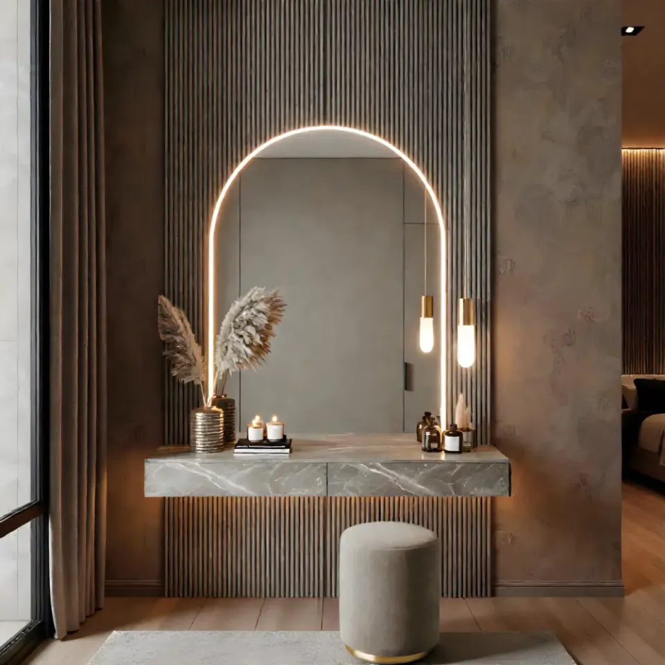 Maile High LED Vanity Table - product image 1