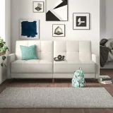 Benitez Twin Faux Leather Tufted Back Sofa – furniture thumbnail 5