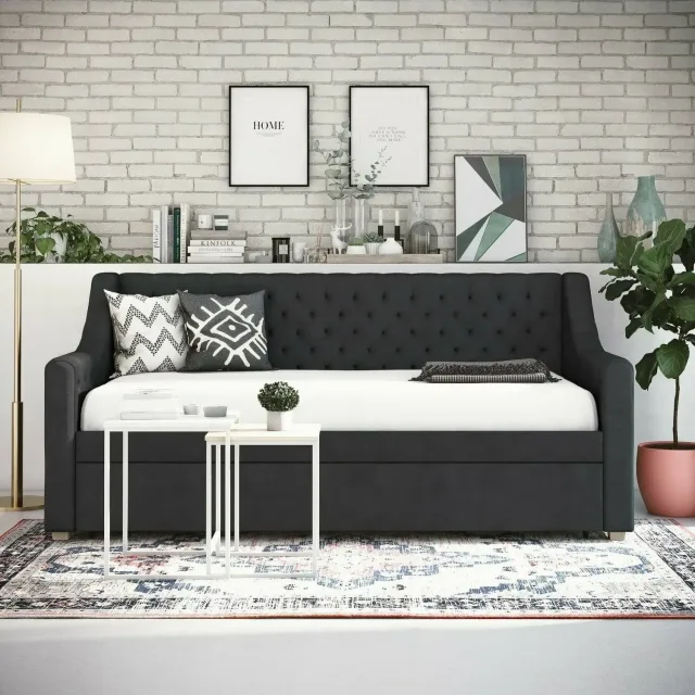 Upholstered Single Daybed in Dubai – Stylish, Comfortable, and Versatile for Your Home – furniture