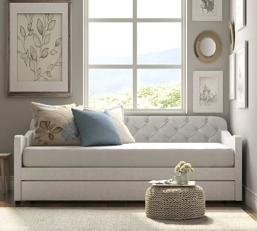 Hoabinh Tufted Daybed and Trundle