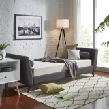 Simple Fabric Upholstered Daybed – furniture thumbnail 2