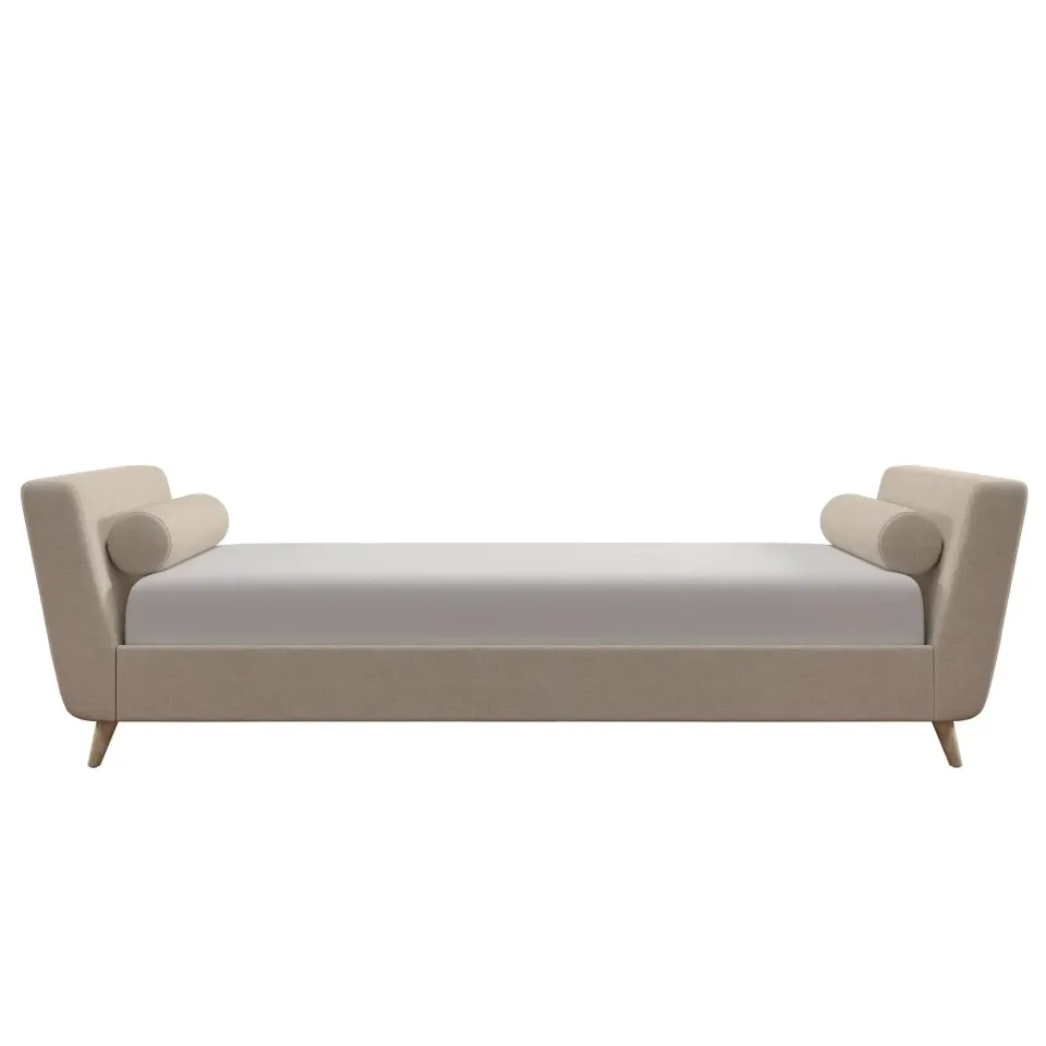 Simple Fabric Upholstered Daybed – furniture - product image 4