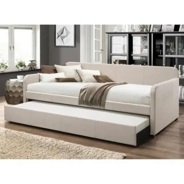 Anthony Upholstered Daybed with Trundle – furniture