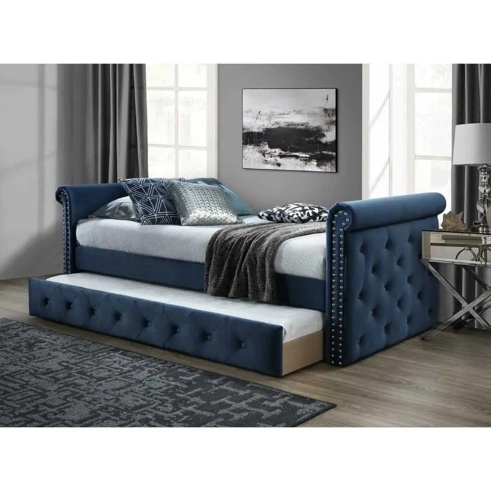 Chester Tufted Twin Daybed with Trundle – furniture