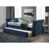 Chester Tufted Twin Daybed with Trundle – furniture thumbnail 1