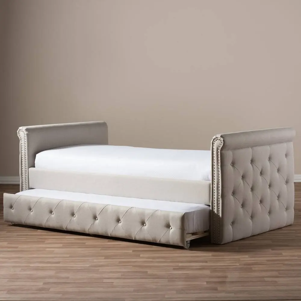 Chester Tufted Twin Daybed with Trundle – furniture