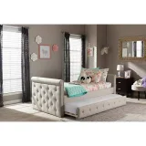 Chester Tufted Twin Daybed with Trundle – furniture thumbnail 3