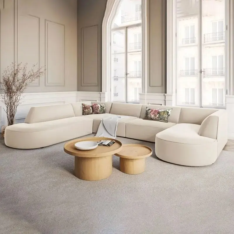 Italian Charles Panoramic Corner Sofa in Dubai – Modern Luxury for Your Living Room – furniture