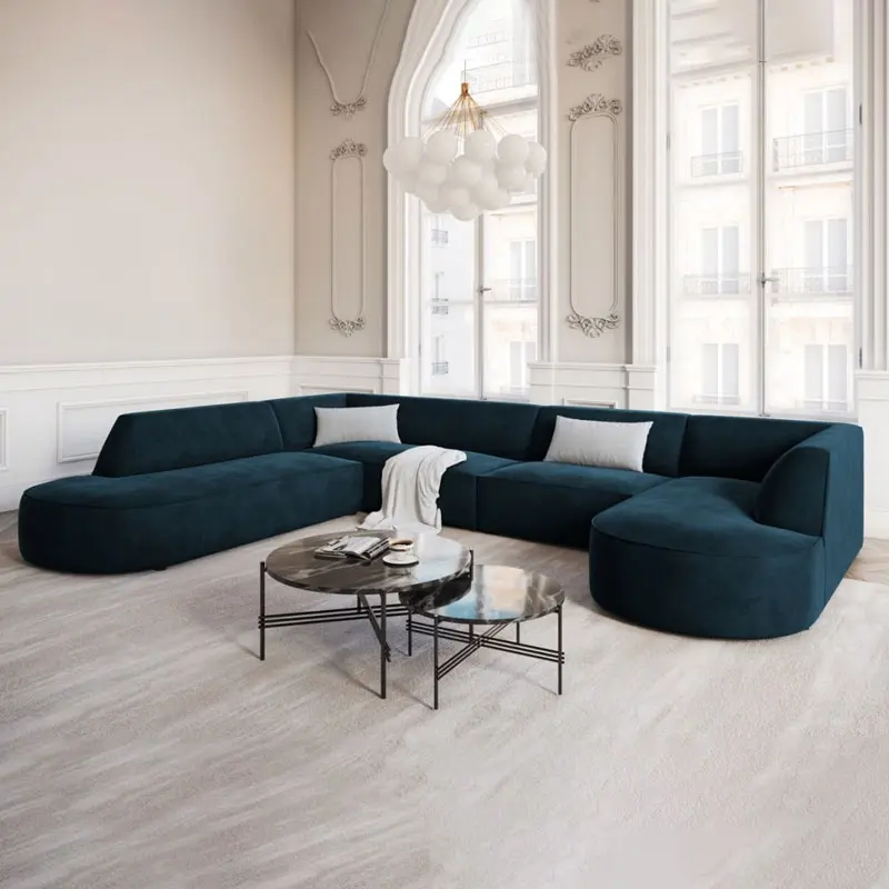 Italian Charles Panoramic Corner Sofa in Dubai – Modern Luxury for Your Living Room – furniture