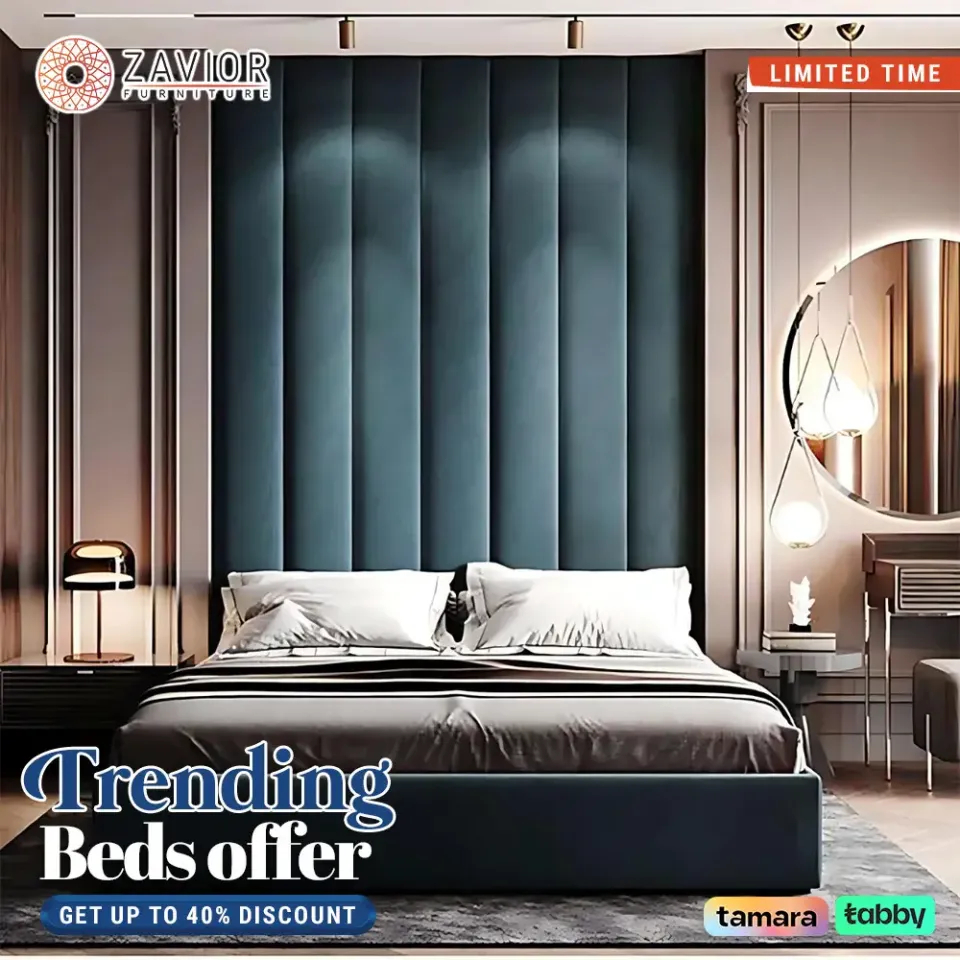 Vertical Wall Panel Bed for Modern Luxury Bedrooms in Dubai and UAE – furniture - product image 1