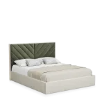 Cross Lines Tufted Wall Panel Headboard Bed – Luxurious Upholstery for Customizable Wall Design – furniture thumbnail 6