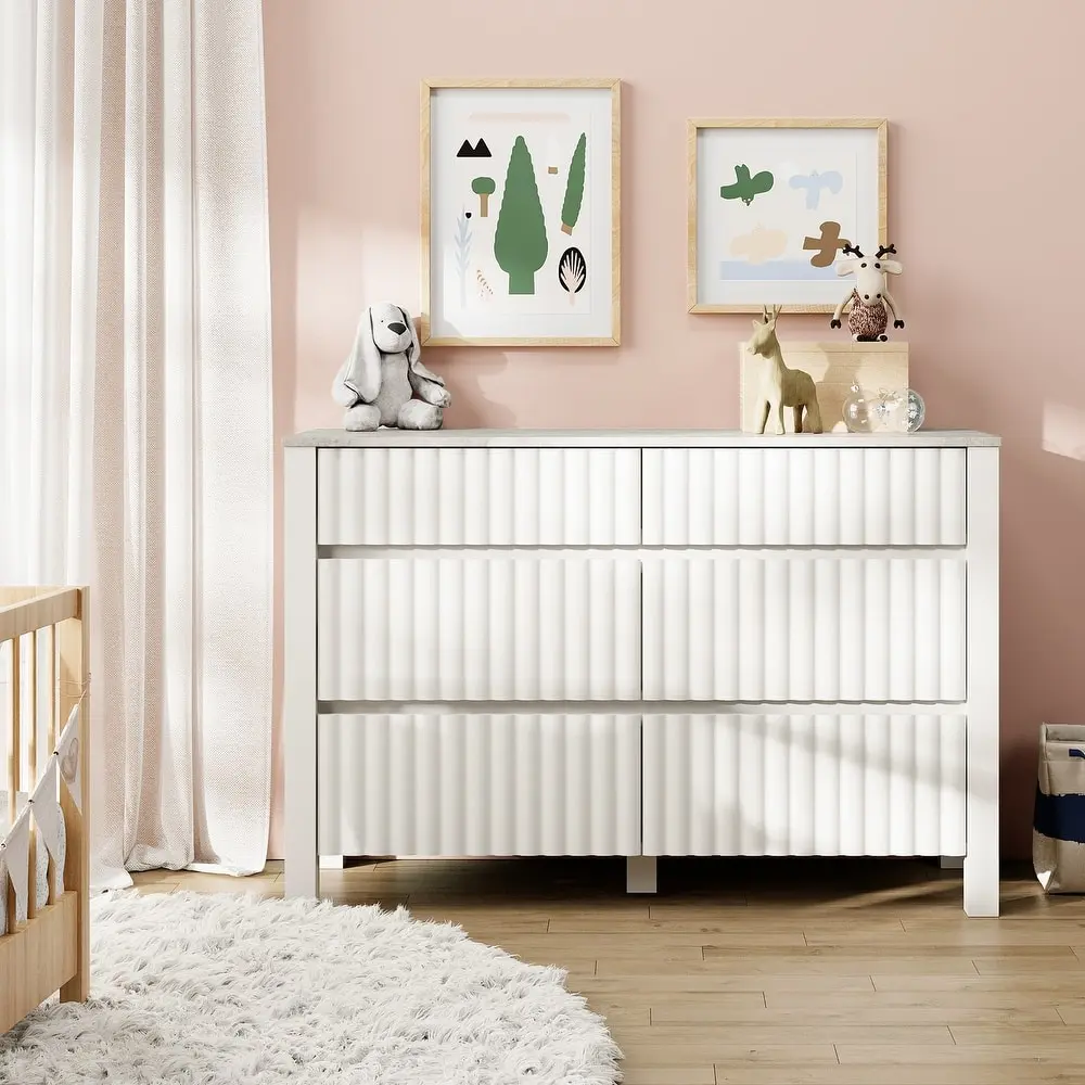 WAMPAT Kids Dresser for Bedroom with 6 Drawers – Perfect Storage Solution for Dubai & UAE Homes – furniture