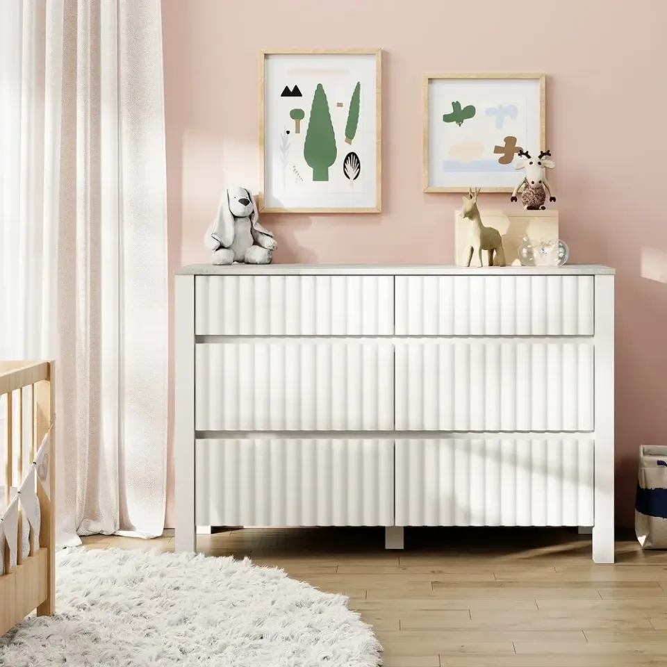 WAMPAT Kids Dresser for Bedroom with 6 Drawers – Perfect Storage Solution for Dubai & UAE Homes – furniture - product image 1