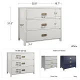 Little Seeds Monarch Hill Haven 3-Drawer Kids’ Dresser – furniture thumbnail 2