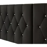 Zavior Velvet Bedroom Set with Tufted Platform Bed and Nightstands thumbnail 5