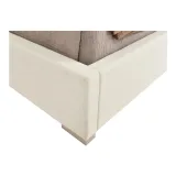 Modern Glamorous Wall Panel Bed Dubai – Charcoal Upholstered Elegance – furniture thumbnail 3