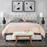 Simple Living Tessa Upholstered Queen Bed – furniture thumbnail 6