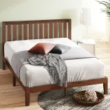 Espresso Solid Wood Plat Form Bed – furniture thumbnail 5