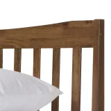 Mid-Century Modern Solid Walnut Platform Bed – furniture thumbnail 4