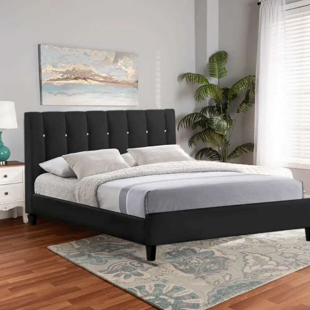 Button Tufted Modern Vino Bed – furniture