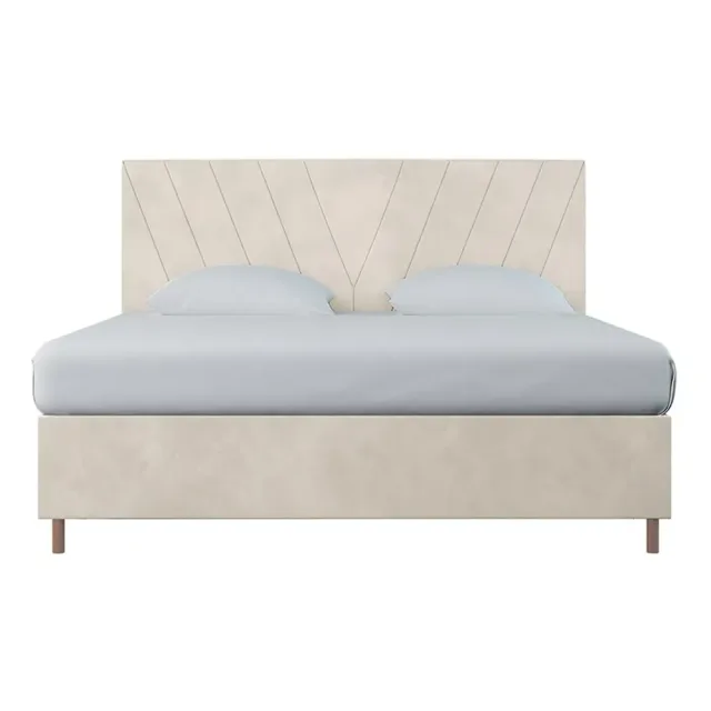 Virginia Velvet Tufted Bed – furniture