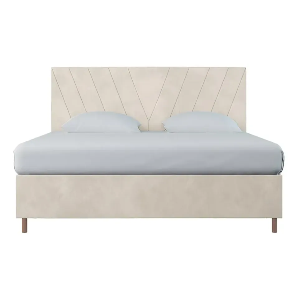 Virginia Velvet Tufted Bed – furniture - product image 1