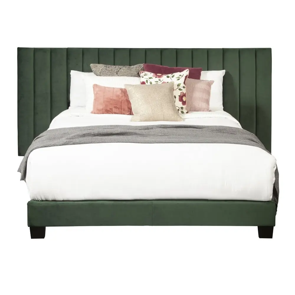 Box Channeled Wall Upholstered Bed – furniture