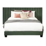Box Channeled Wall Upholstered Bed – furniture thumbnail 1