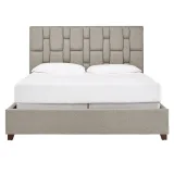 Briston Pattern Tufted Bed in Gray – furniture thumbnail 6