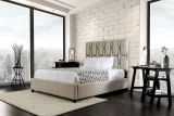 Briston Pattern Tufted Bed in Gray – furniture thumbnail 7