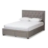 Tantallon Tufted Upholstered Storage Bed – furniture thumbnail 1