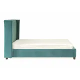 Zavior Curved Headboard Velvet Upholstered Bed thumbnail 8