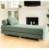 Jaxx Avida Daybed – Fold Out Queen Sleeper – Premium Boucle: Sleek and Modern Lounge for Relaxing and Overnight Guests – furniture thumbnail 6