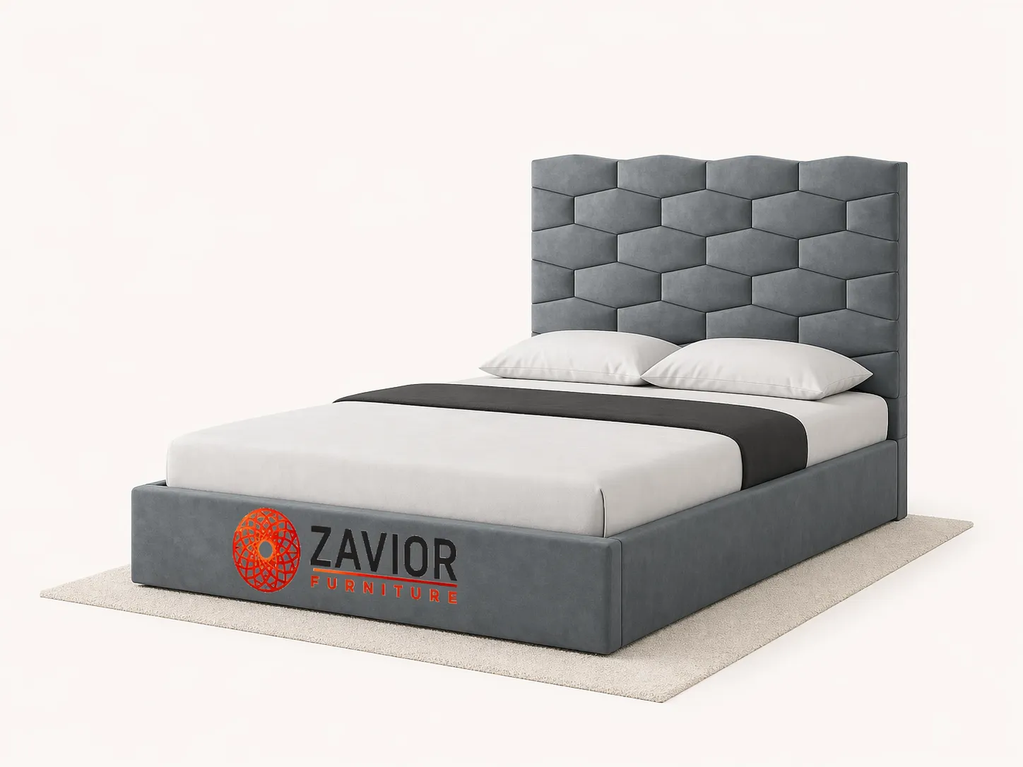 Zavior Custom Made Upholstered Wall Panel Bed