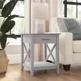 Key West End Table with Storage by Bush Furniture – furniture thumbnail 3
