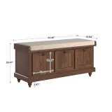 Granger Storage Bench with Linen Seat Cushion by iNSPIRE Q Classic – furniture thumbnail 3